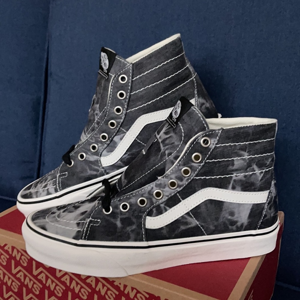 Vans Sk8-Hi Tapered Denim Destroy MENS - Picture 7 of 16